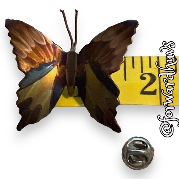 Vintage Butterfly Pin - Picture 7 of 9